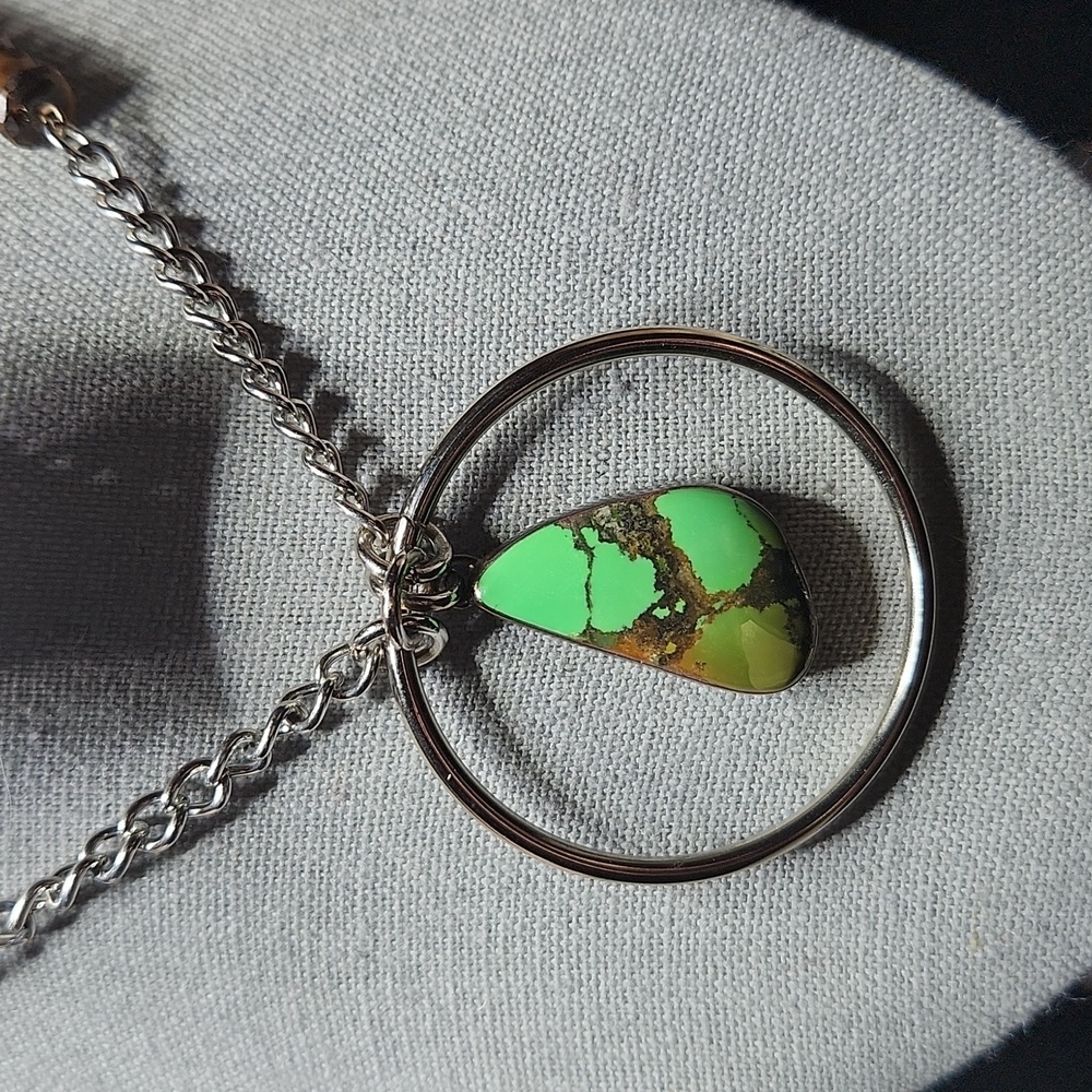 Turquoise bohemian necklace